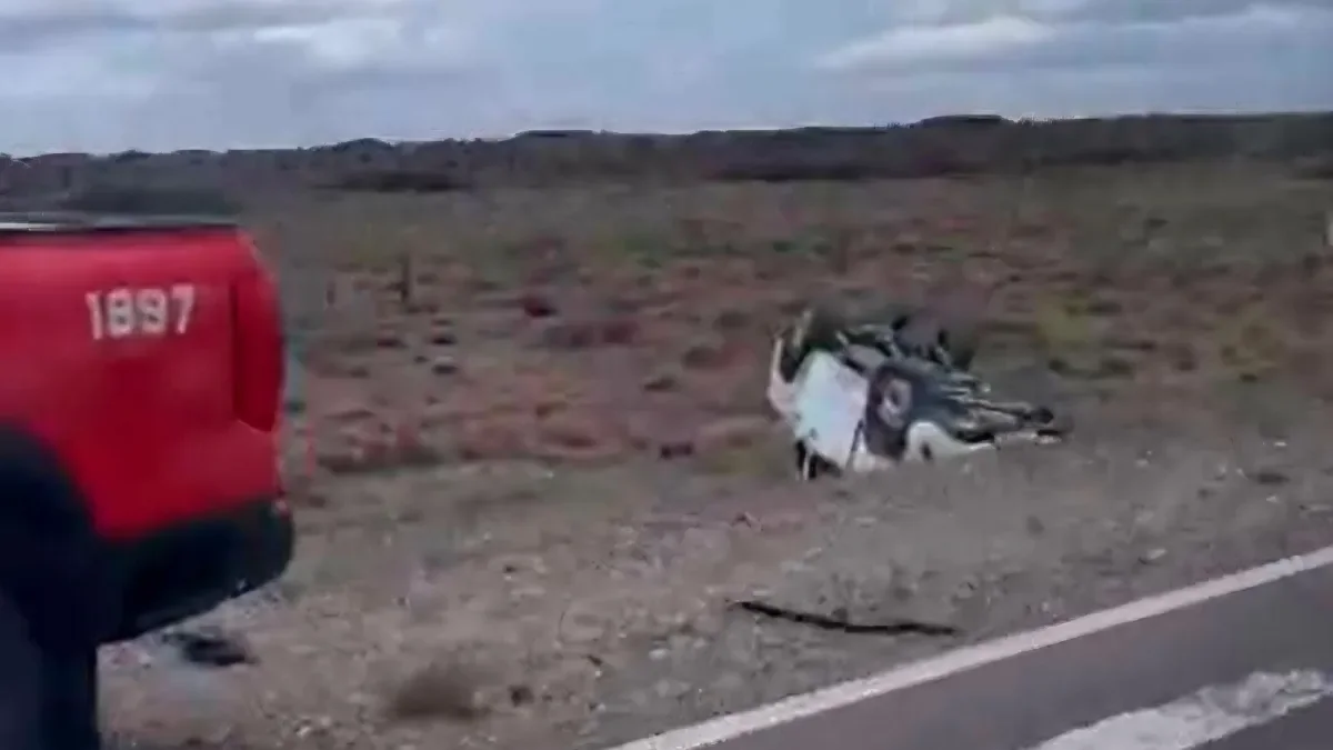 Accidente en ruta cerca de Zapala: mujer herida fue llevada al hospital