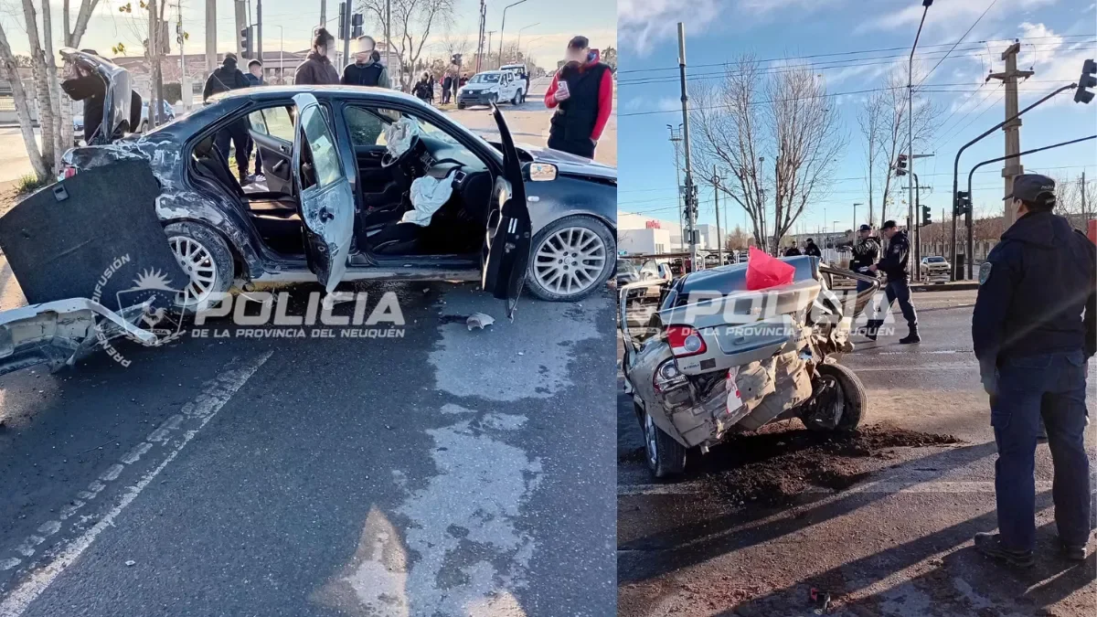 Accidente múltiple frente a Makro deja varios heridos en la ruta