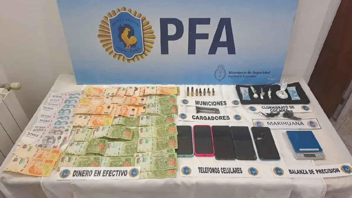 Allanamientos en Zapala: tres detenidos por narcotráfico y secuestro de bienes