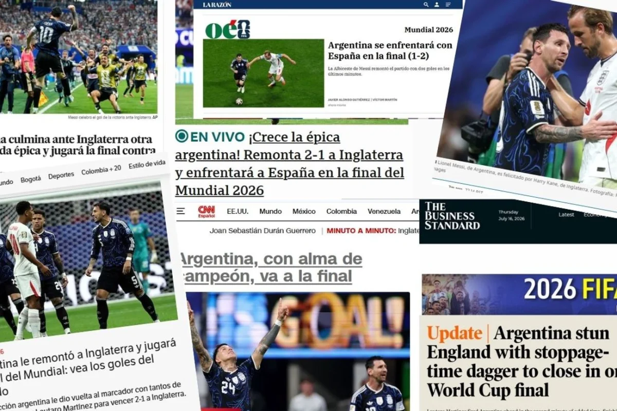 Argentina avanza a la final del Mundial 2026 tras vencer a Inglaterra