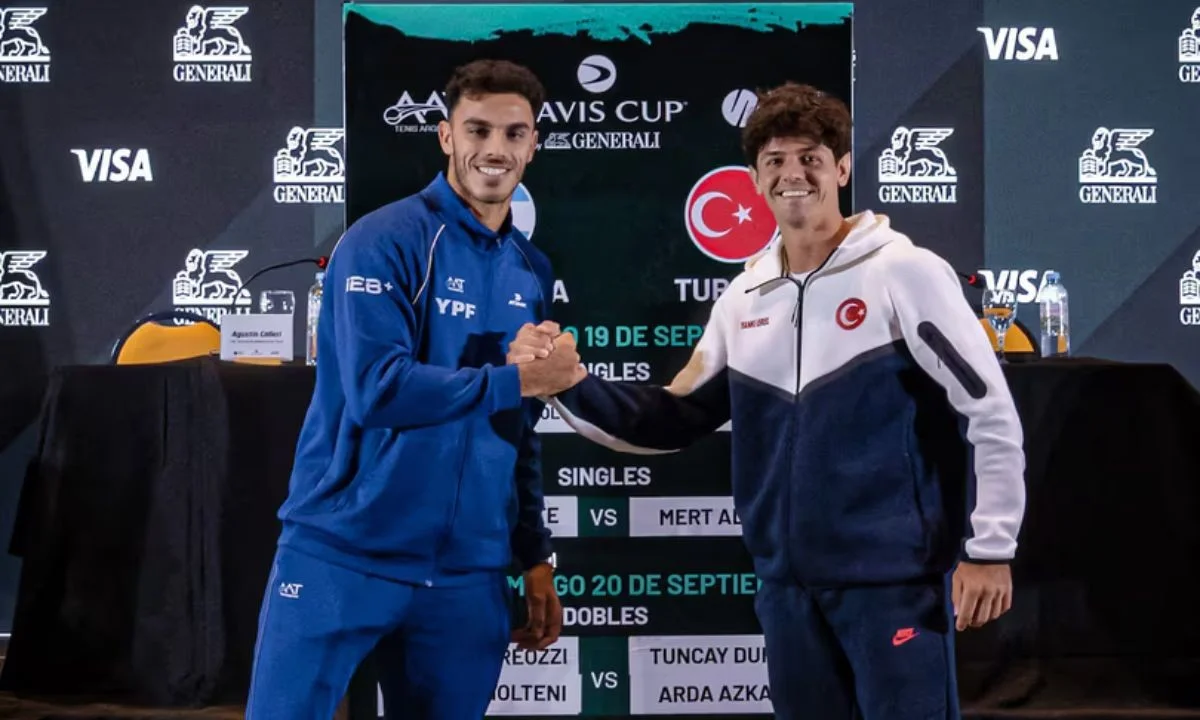 Argentina se prepara para un hito en la Copa Davis ante Turquía en Neuquén