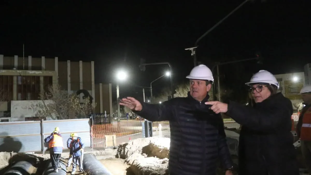 Avance significativo en la Avenida Mosconi: obras en el cruce con Olascoaga