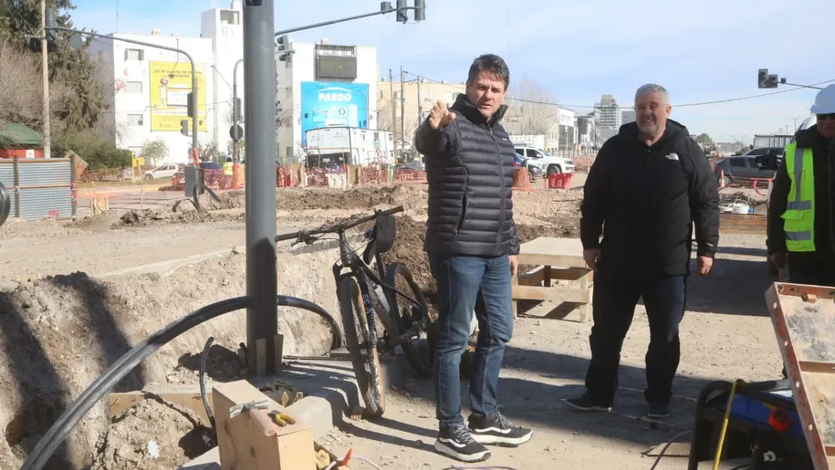 Avance significativo en la obra de la Avenida Mosconi, destaca el intendente Gaido