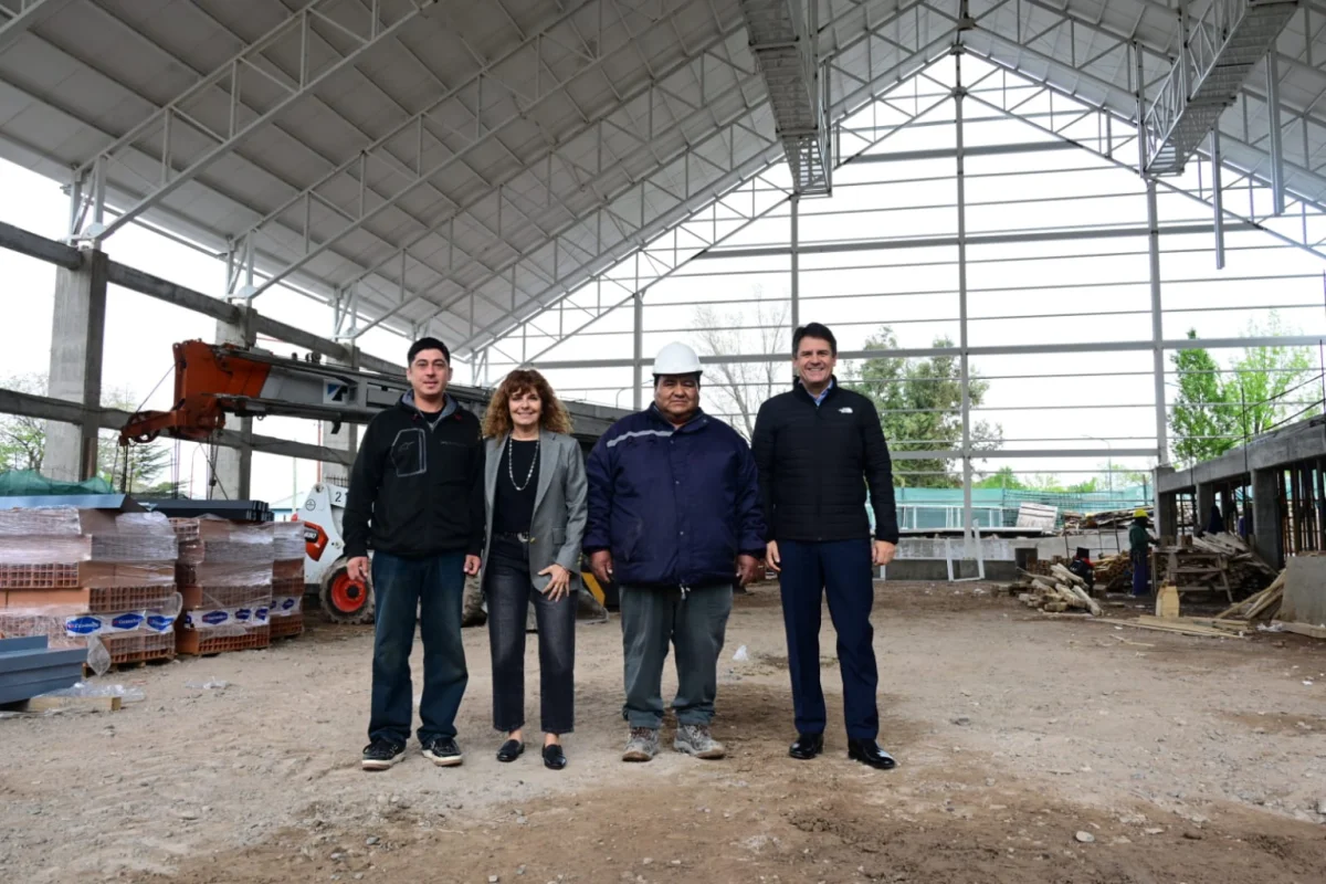 Avanza la construcción del polideportivo en Melipal, inauguración prevista para febrero
