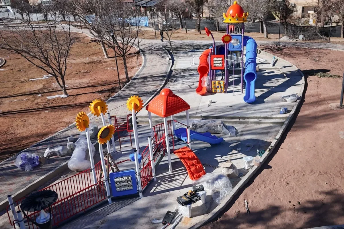 Avanza la transformación de la plaza en el barrio tradicional de Cutral Có