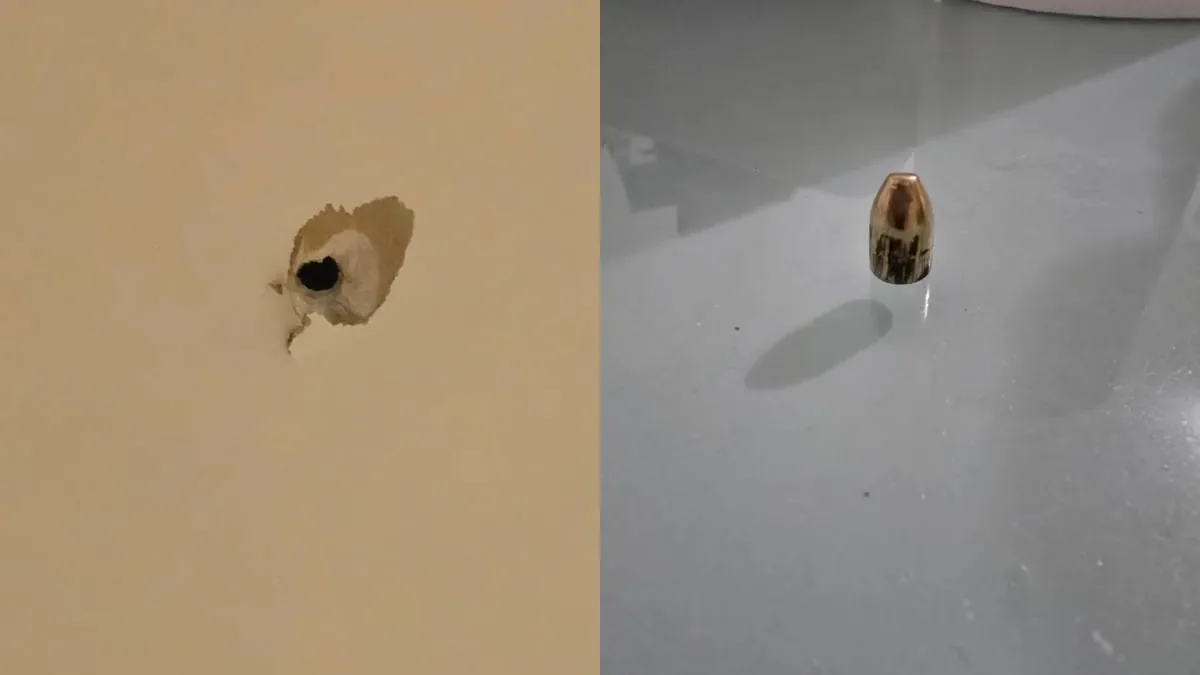 Bala perdida causa daños en vivienda tras festejos por la victoria de Argentina
