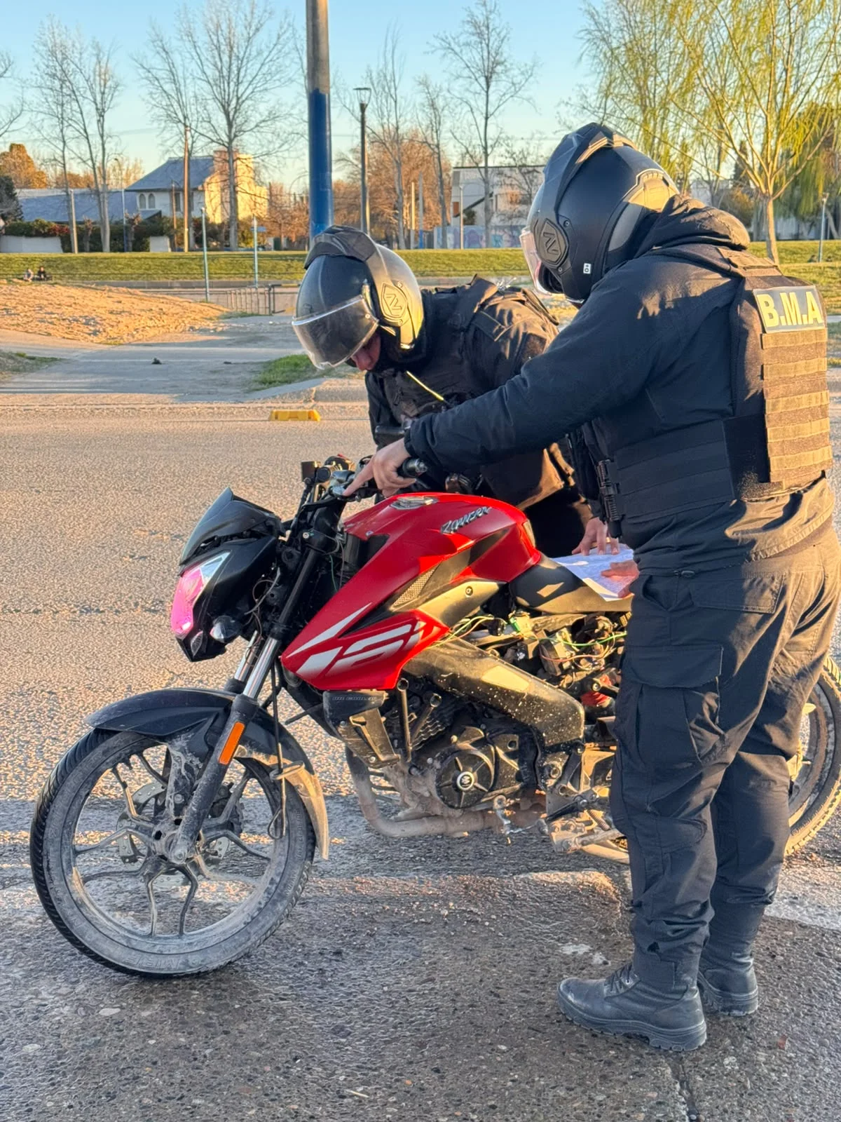 BMA logra recuperar moto robada en Neuquén tras operativo policial