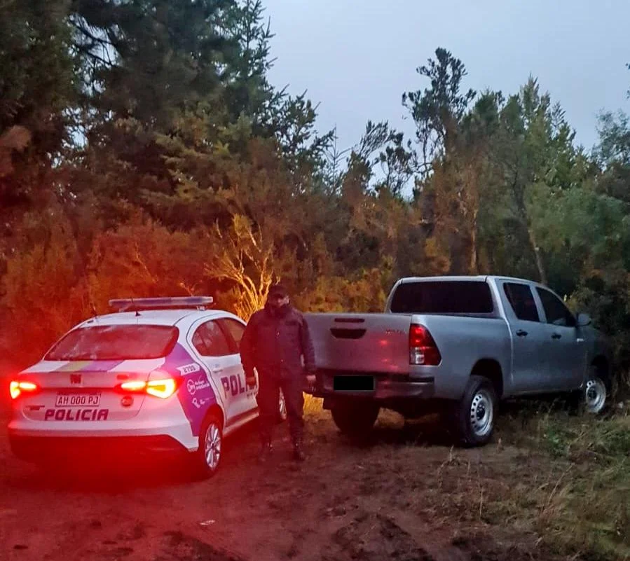 Camioneta robada en Neuquén es recuperada por la Policía en Bariloche