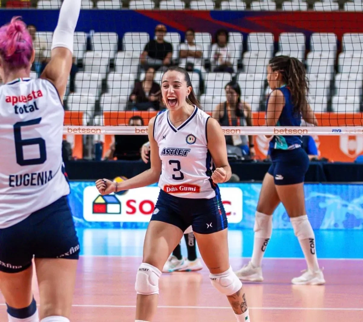 Candela Díaz da un nuevo salto en su carrera de vóley hacia Europa