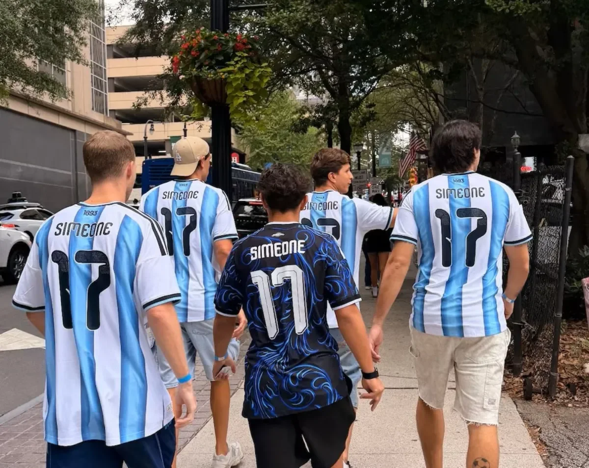 Celebridades argentinas se dieron cita en Atlanta para el histórico partido contra Inglaterra