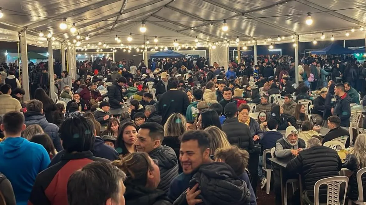 Cerca de 70 mil personas disfrutaron de una fiesta en Zapala con Claudia Villafañe