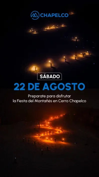 Chapelco se prepara para una celebración nocturna con luces y antorchas este sábado
