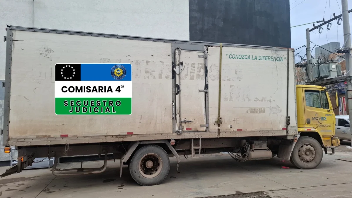 Cipolletti: incautan camión en operativo policial por pedido de Neuquén