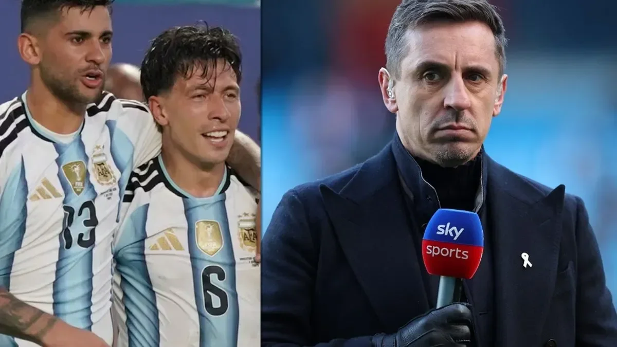 Cristian Romero responde a críticas de Gary Neville sobre la Selección Argentina