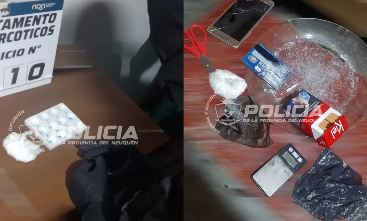 Desarticulan banda de venta de drogas en Neuquén: cuatro arrestados