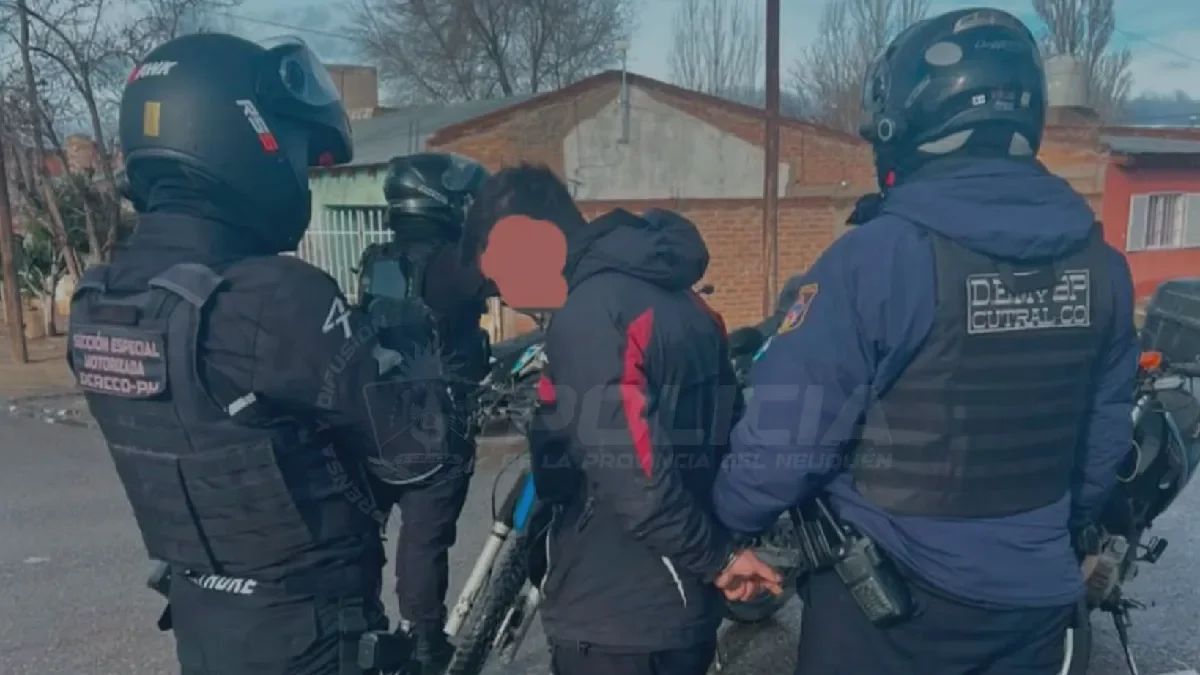 Detenido con un revólver gracias a un aviso anónimo en Neuquén