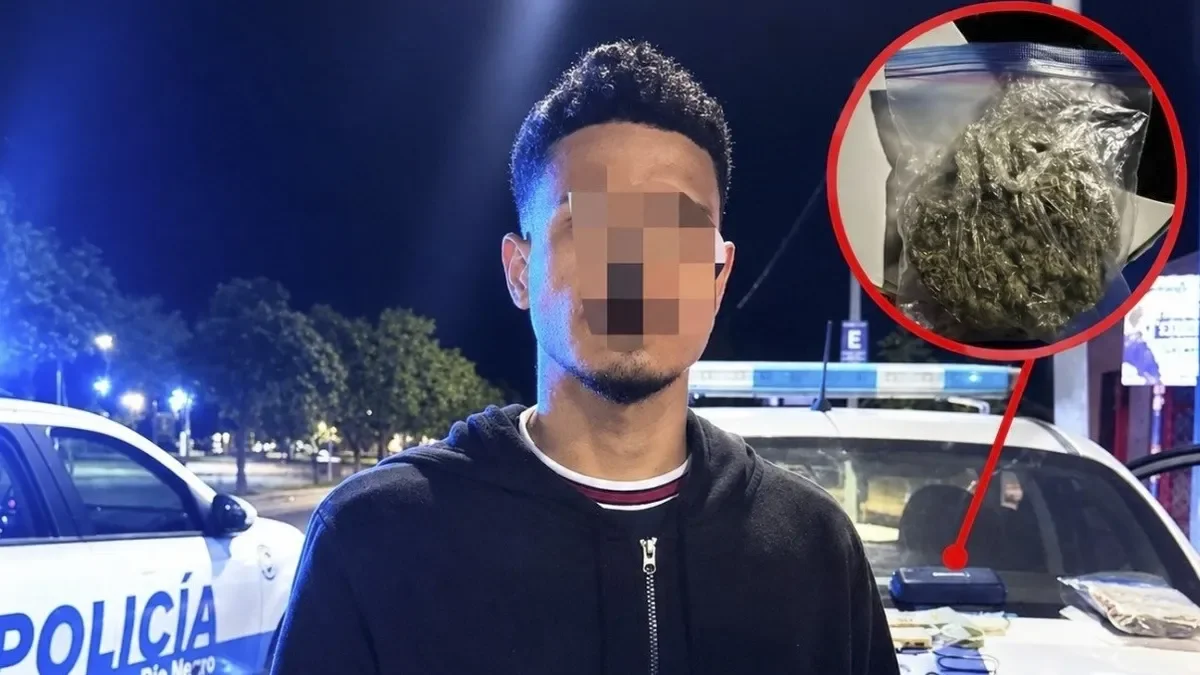 Detenido en Río Negro un presunto narcotraficante neuquino con marihuana y efectivo
