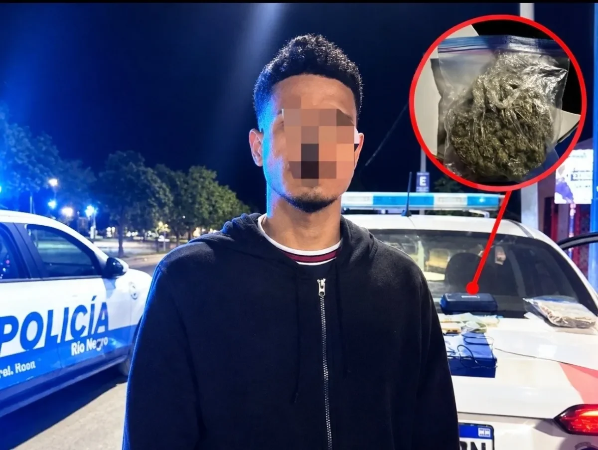 Detenido en Roca con marihuana y elementos de pesaje: un caso preocupante en Neuquén
