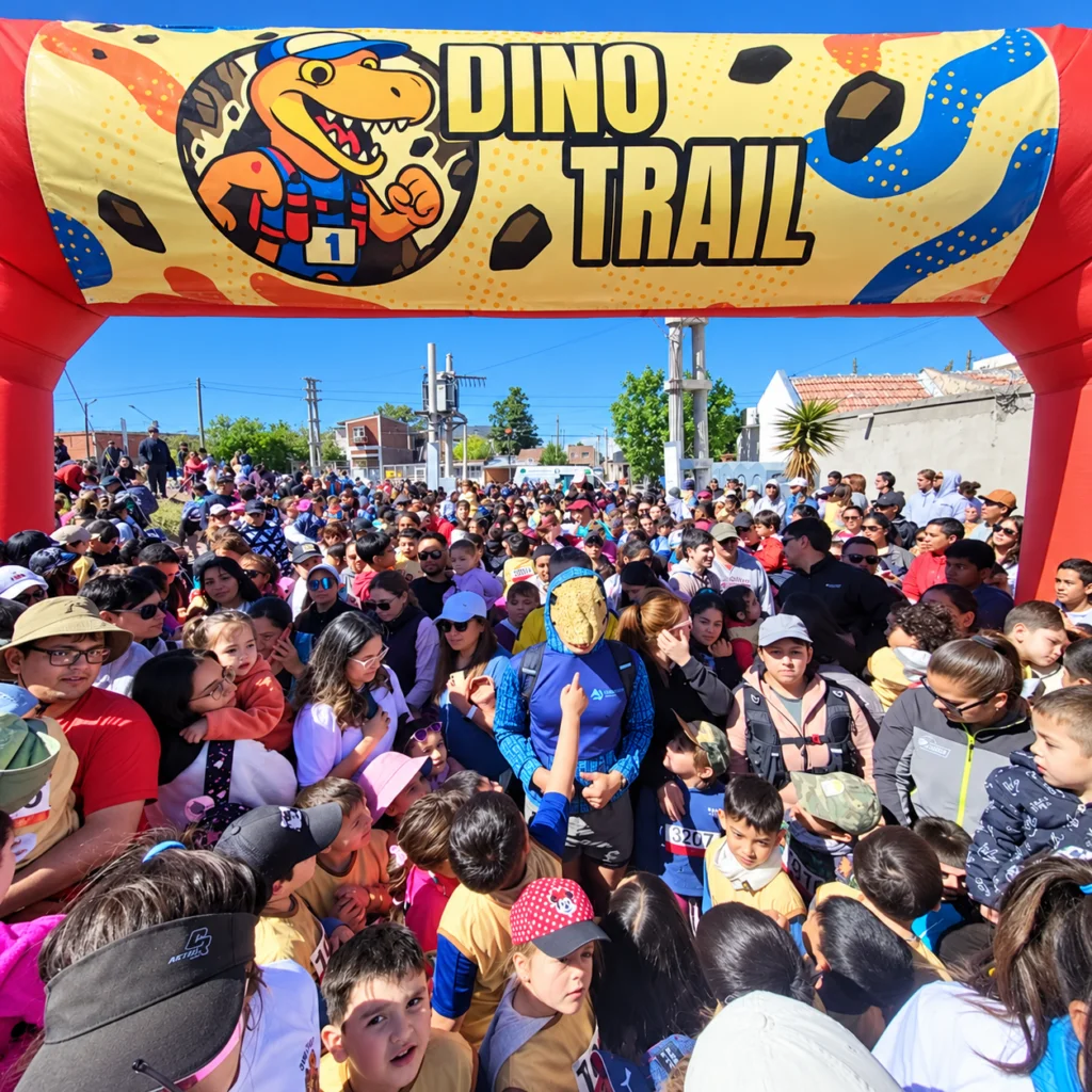 Dino Trail 2026: se renueva la carrera gratuita para niños en Neuquén