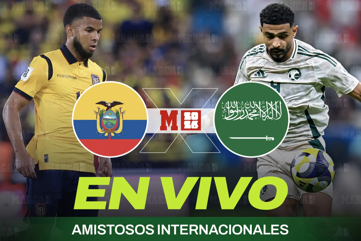 Ecuador se impone ante Arabia Saudita en amistoso internacional en el primer tiempo