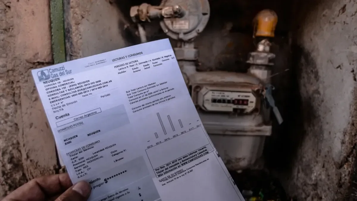El cambio de zona fría podría modificar la tarifa de gas en Neuquén