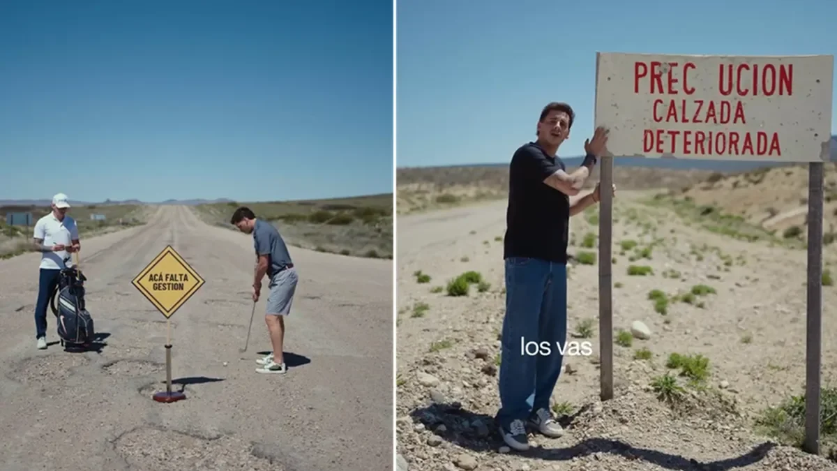 El concejal de Neuquén transforma la Ruta 40 en un campo de golf en su video polémico