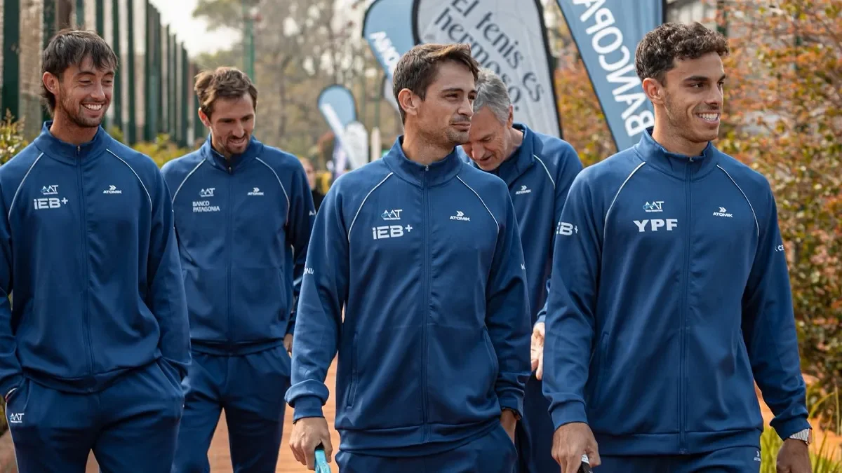 El equipo argentino de Copa Davis se prepara para el desafío en Neuquén