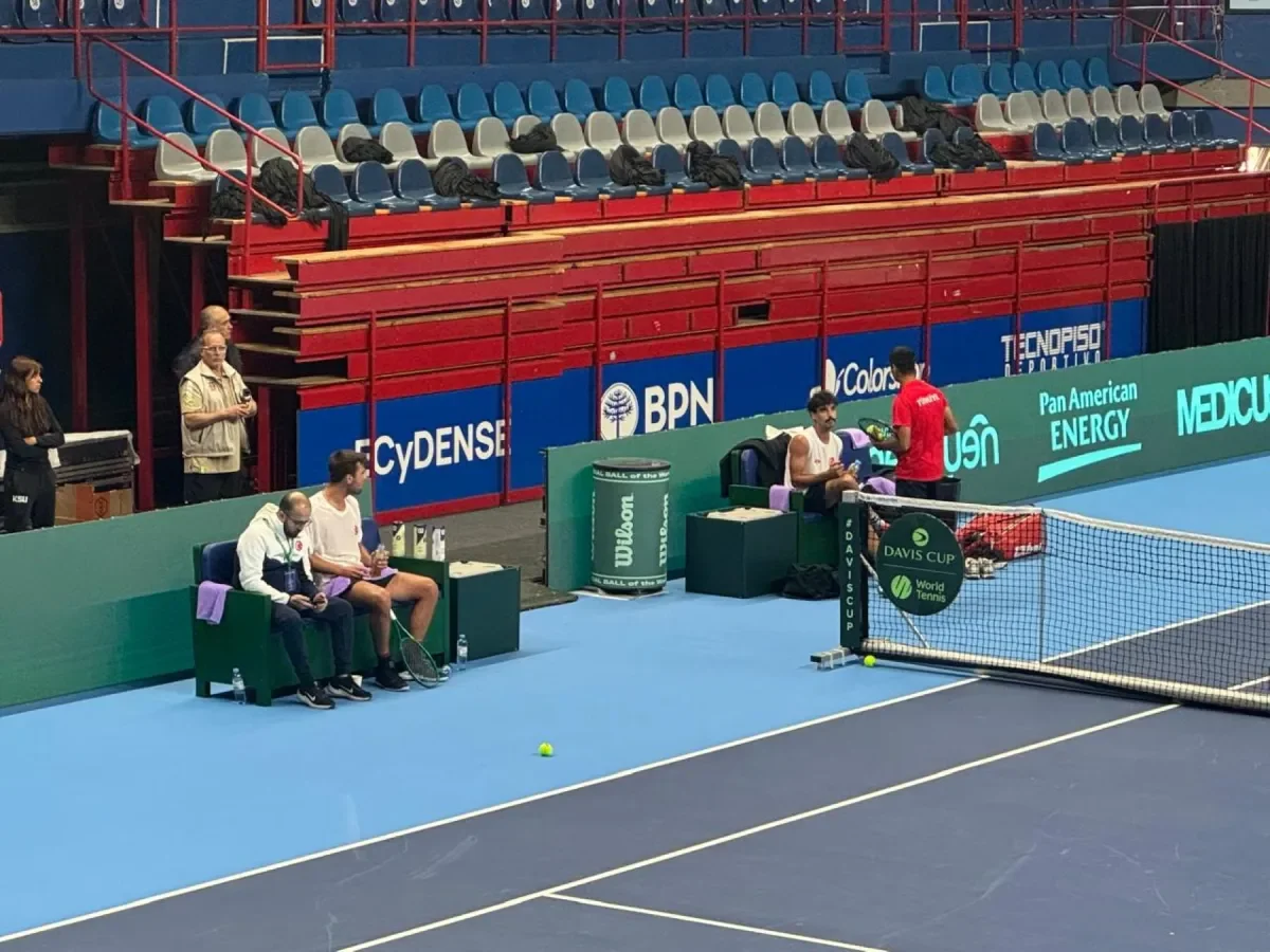 El equipo turco se prepara en el Ruca Che para enfrentar a Argentina en la Copa Davis