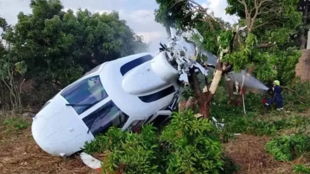 El milagro de una vicepresidenta: sobrevive a un accidente aéreo en plena campaña
