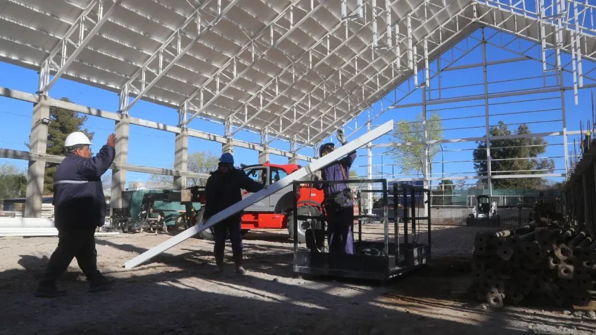 El techo del SAF de barrio Melipal estará listo para su inauguración en febrero