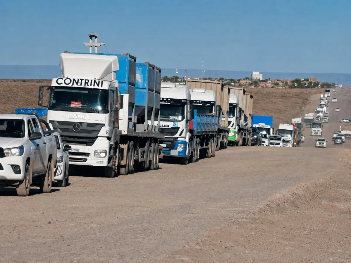 El transporte de arenas en Vaca Muerta genera desafíos en las rutas locales