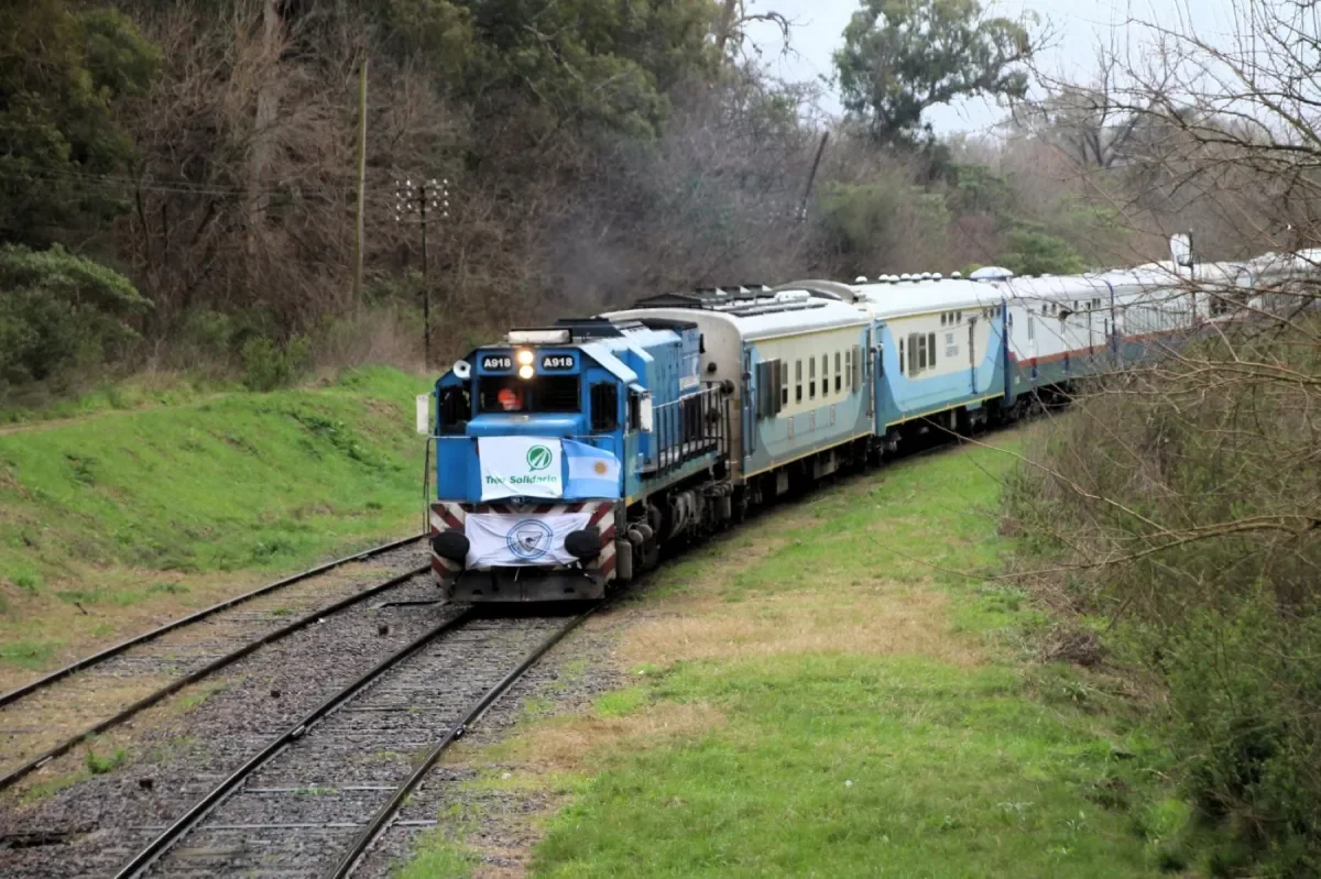 El Tren Solidario trae ayuda a Neuquén y un museo con historias únicas