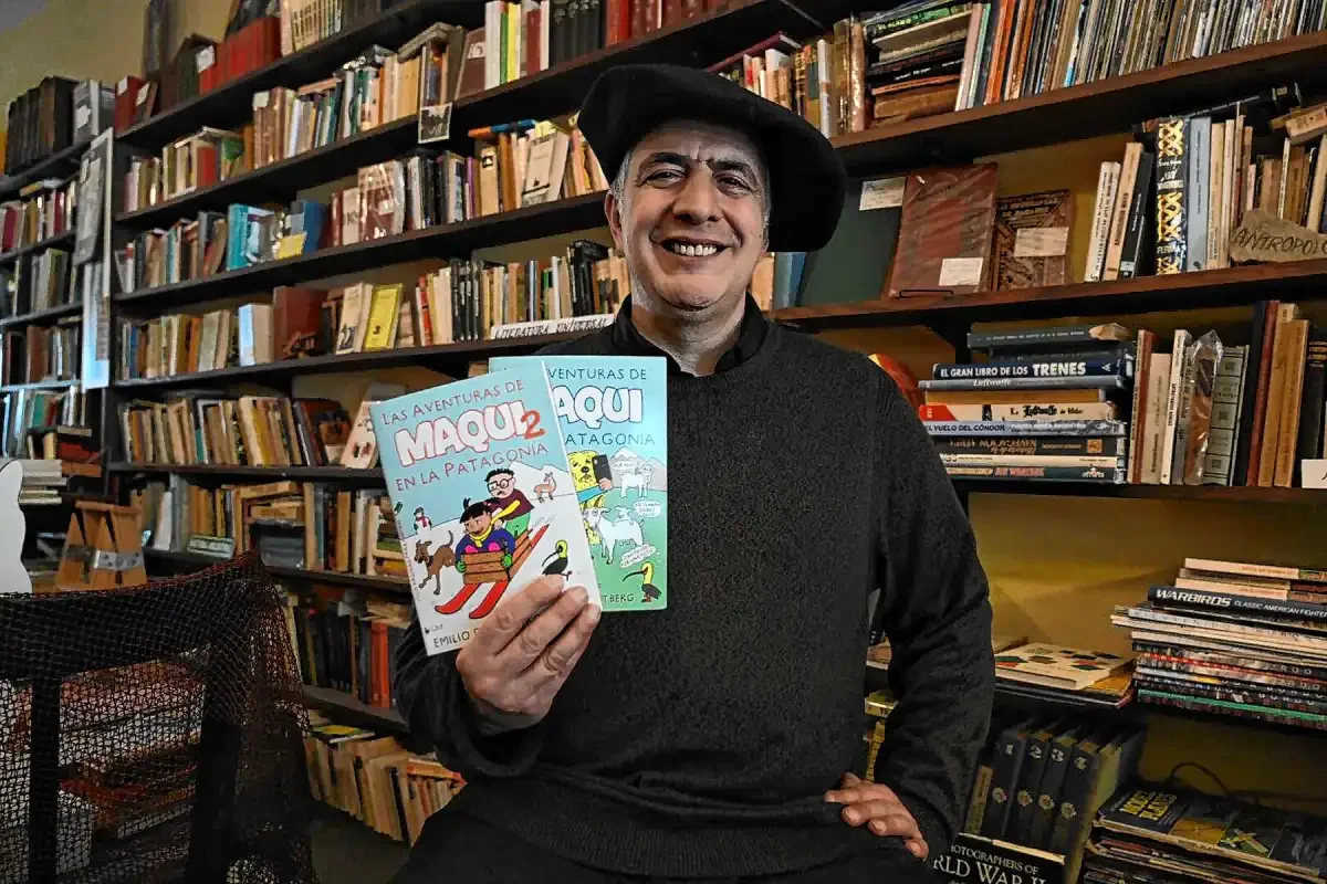 Emilio Di Tata Roitberg: el escritor que transforma historias de Bariloche en cabañas y cuentos infantiles