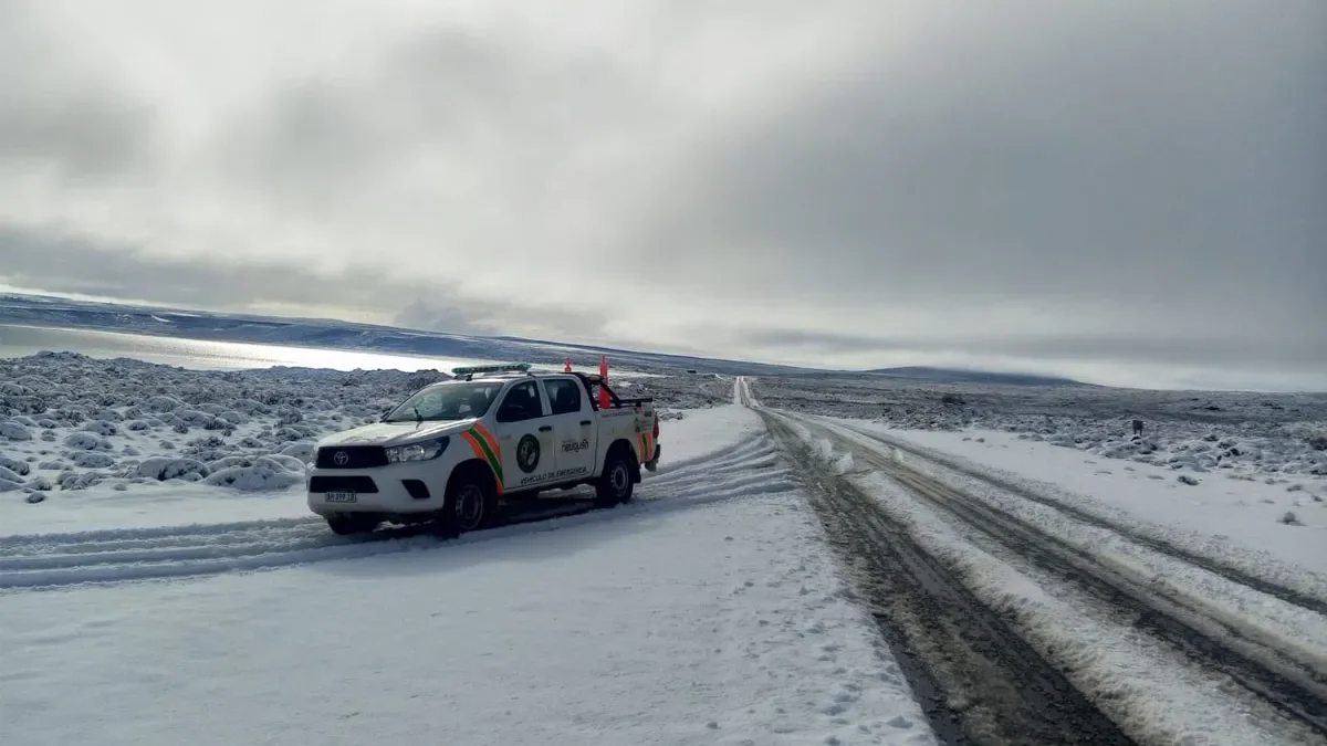 Fuerte alerta por nevadas y vientos intensos en Neuquén este fin de semana