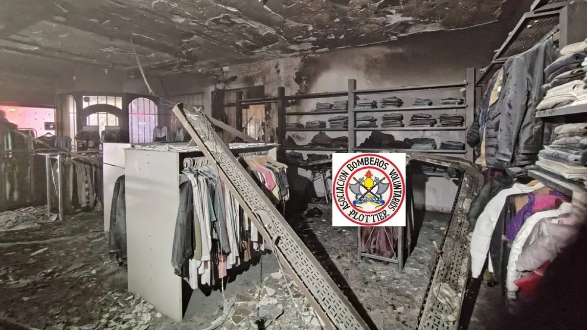 Incendio devastador en un comercio de Plottier genera preocupación en la comunidad