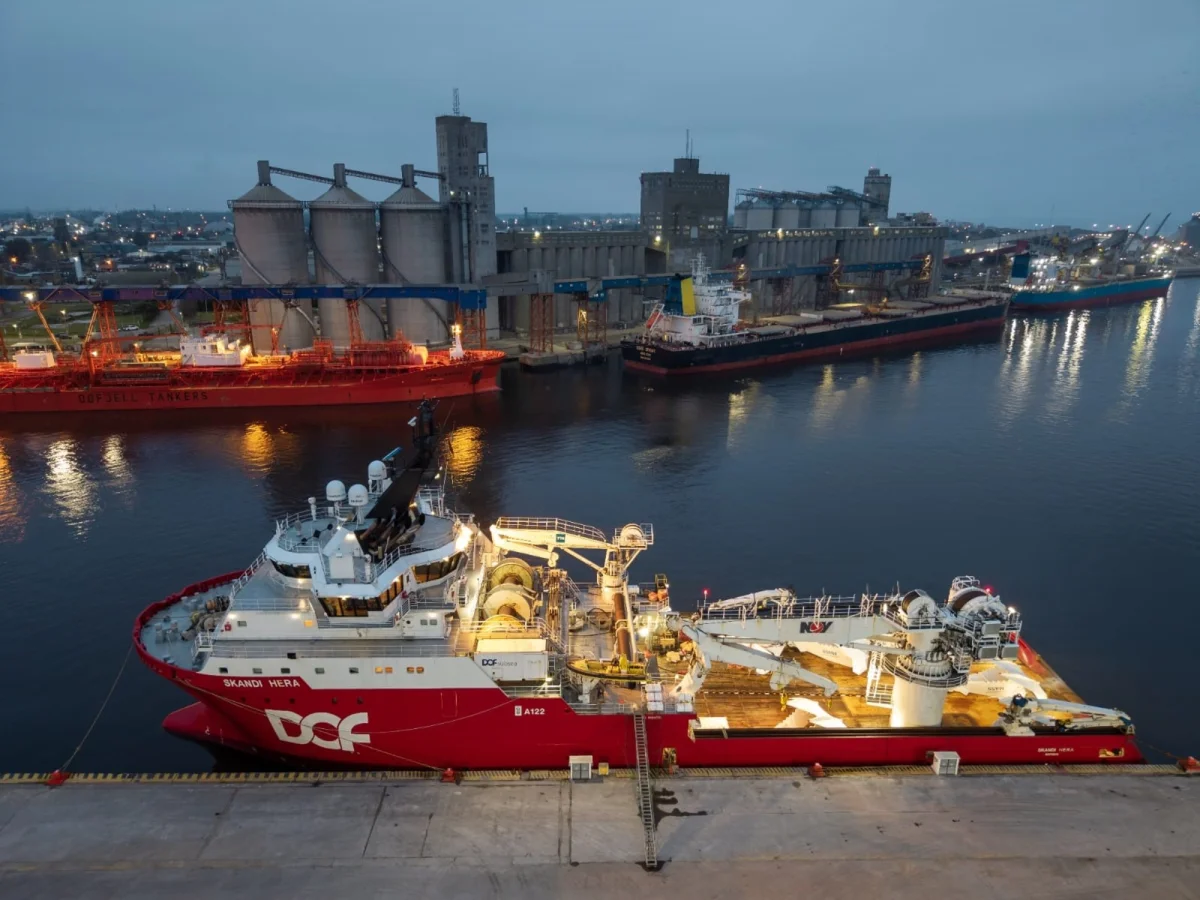 Inicia la obra submarina para facilitar la exportación de petróleo desde Vaca Muerta