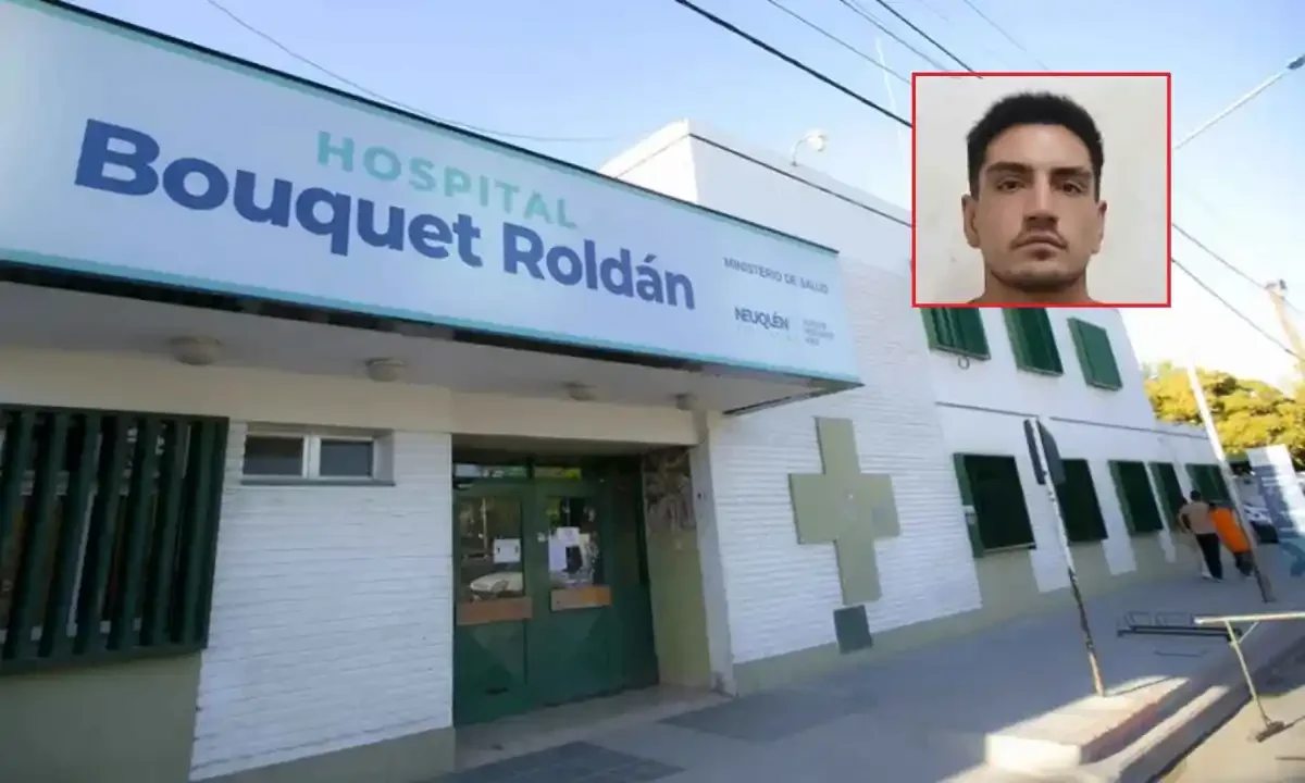 Intensa búsqueda de preso que fingió convulsión para escapar de hospital en Neuquén