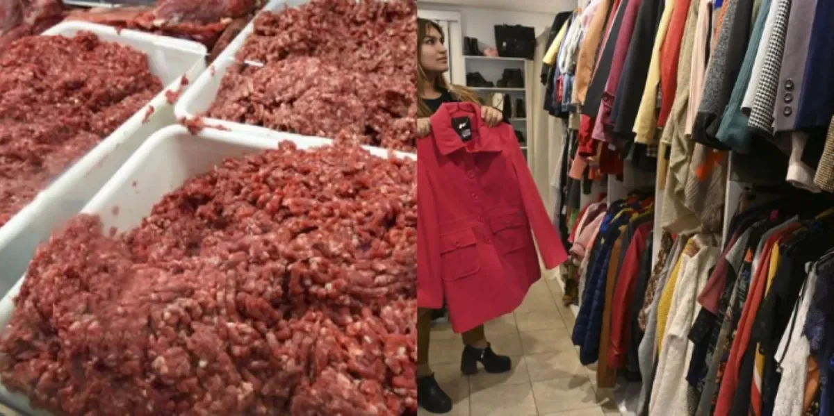 La carne picada en Neuquén aumenta más del 70% en un año, mientras la ropa desciende