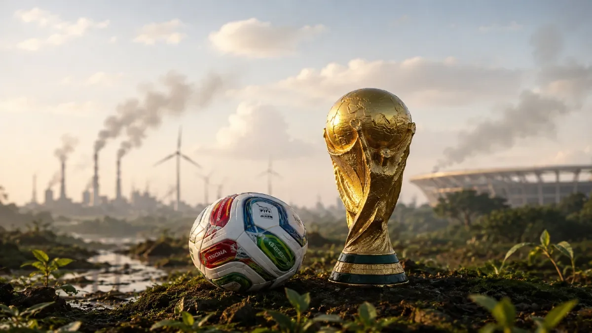 La huella de carbono del Mundial genera preocupaciones sobre el futuro ambiental