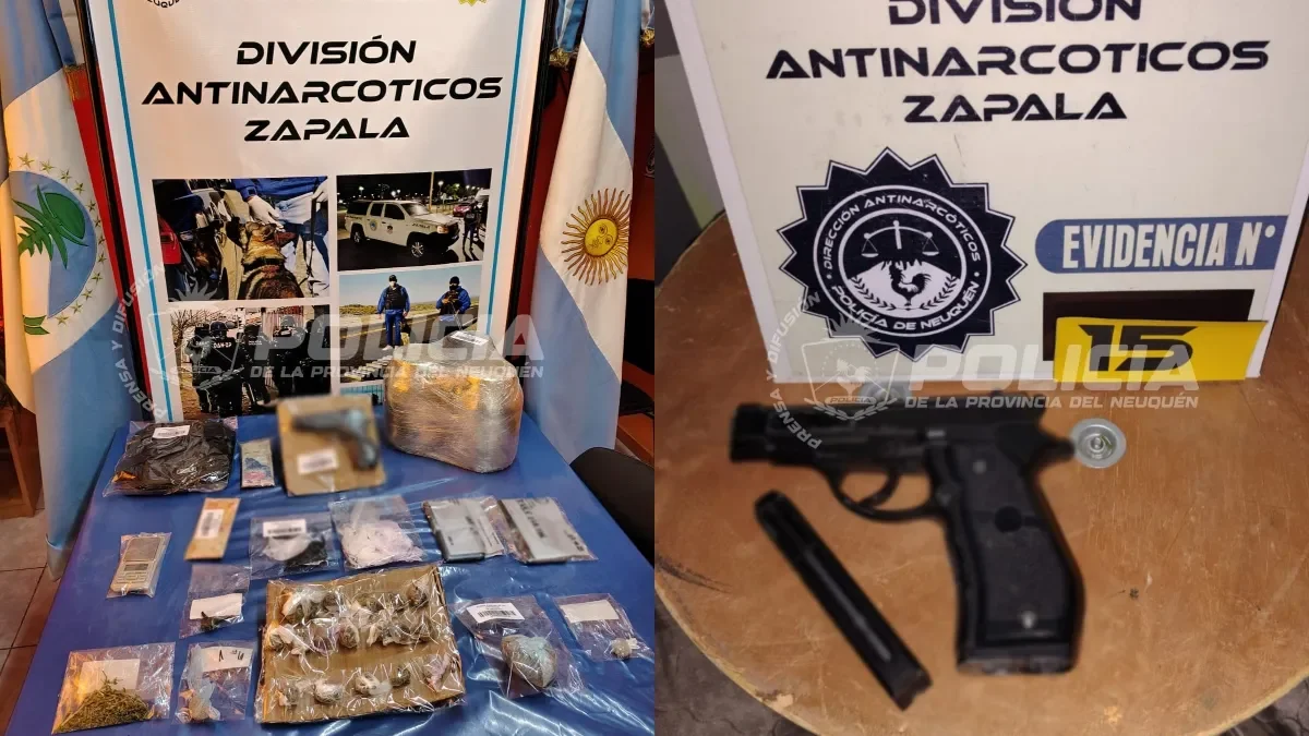 La Policía desmantela un nuevo kiosco de narcomenudeo en Zapala