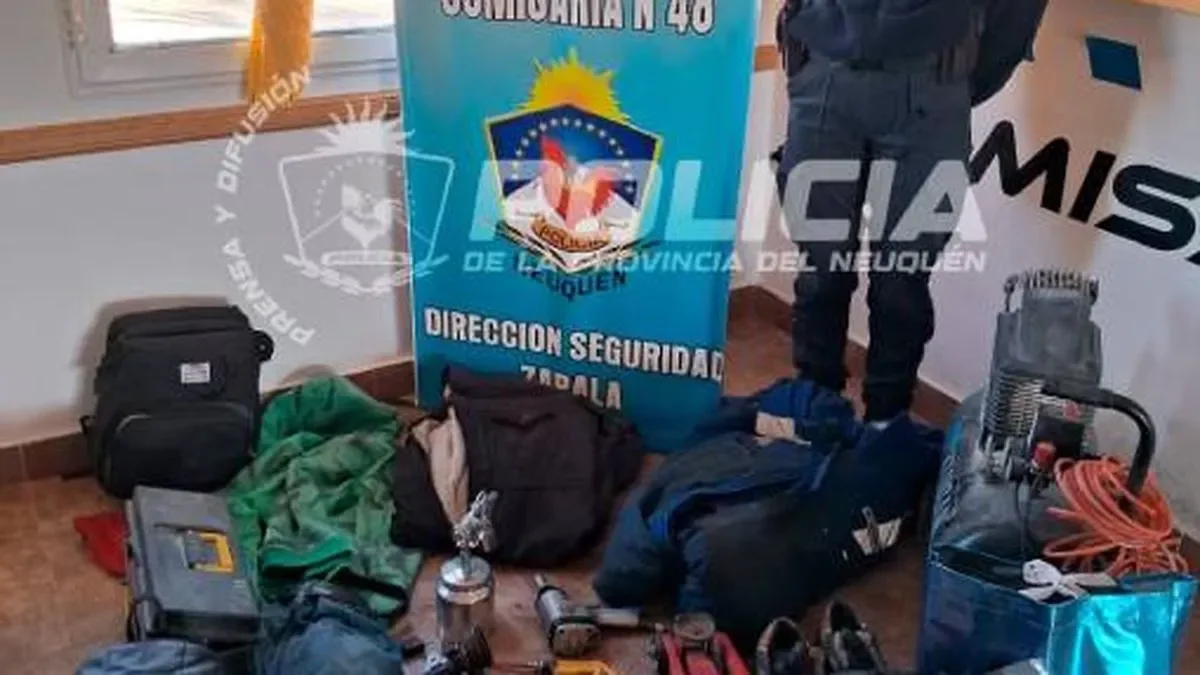 La Policía detiene a ladrón tras ola de robos en Zapala