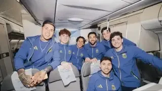 La Selección Argentina se prepara para el Mundial en su concentración de Kansas