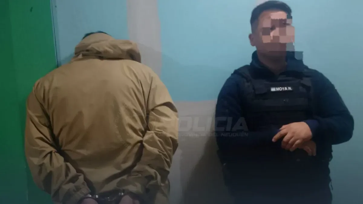 Ladrón detenido mientras robaba vehículos en el centro de Zapala