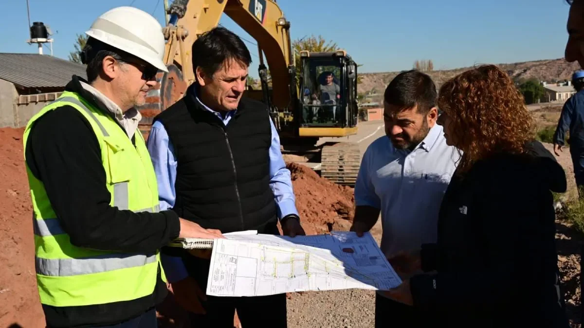 Las obras de cloacas en Peumayén concluyen anticipadamente y mejorarán la calidad de vida