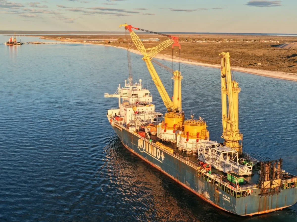 Llegan insumos clave para potenciar la exportación de petróleo de Vaca Muerta