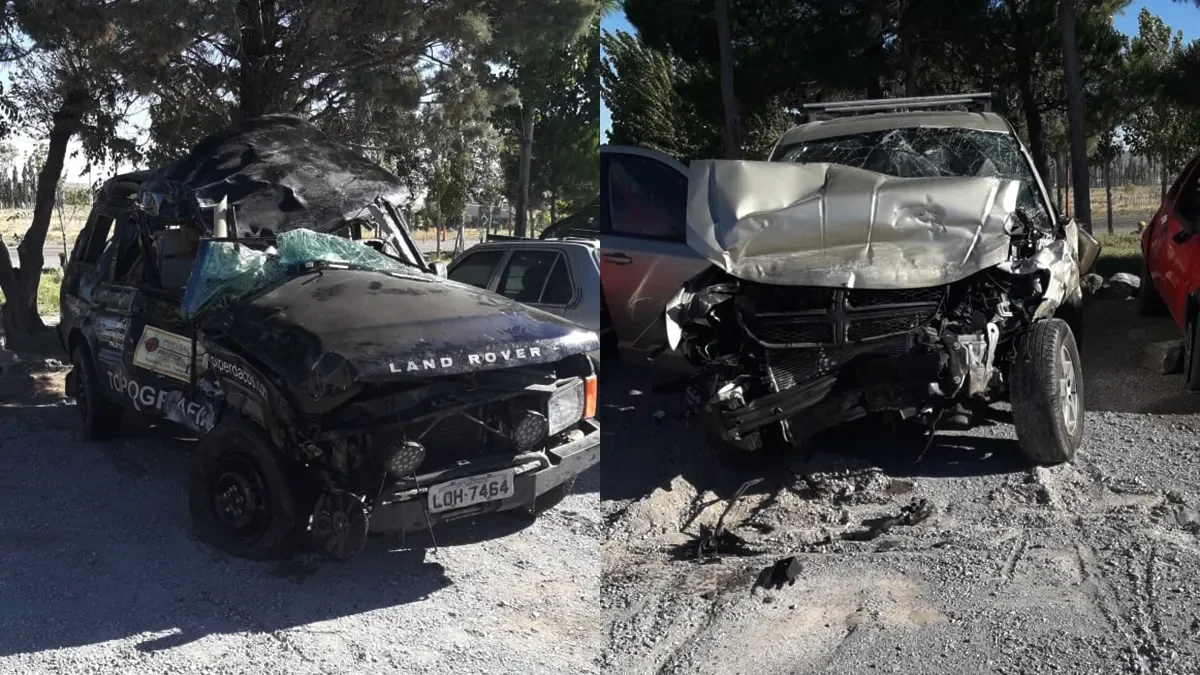 Milagroso escape: dos familias evitan tragedia en choque frontal en Zapala