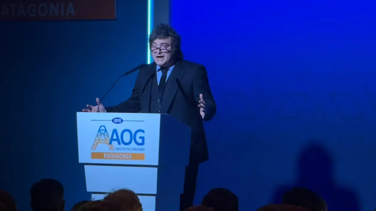 Milei destaca el potencial del gas de Vaca Muerta en la AOG Patagonia 2026
