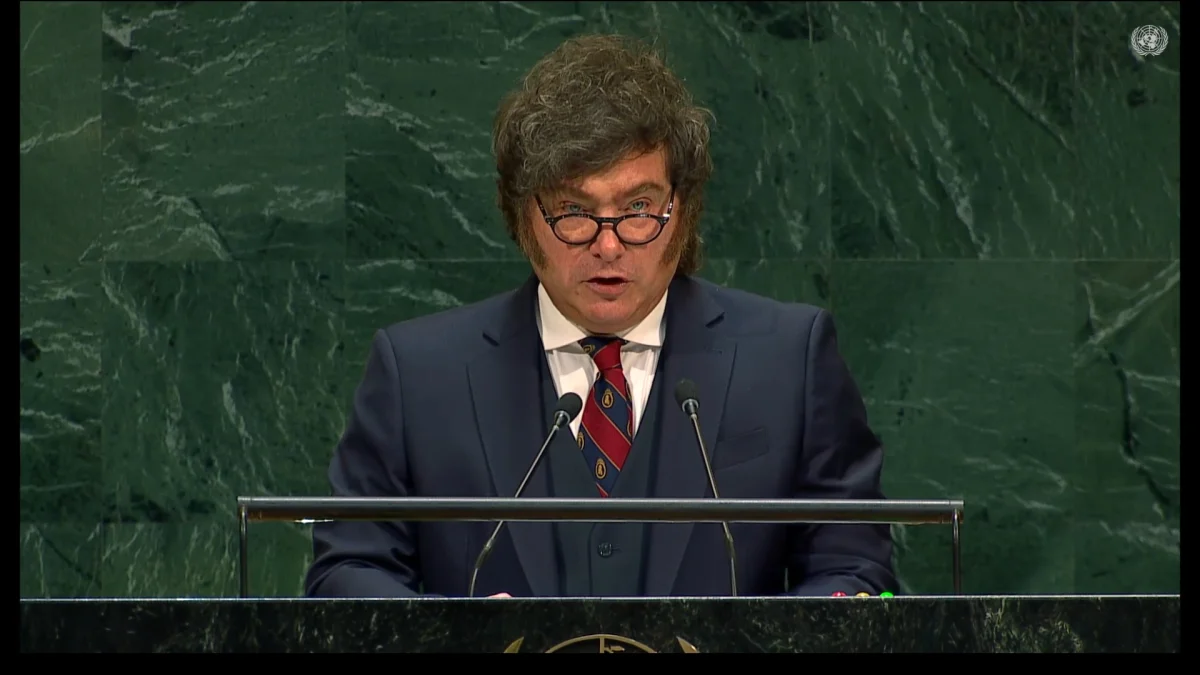 Milei presenta su propuesta de inversión en Vaca Muerta en la ONU