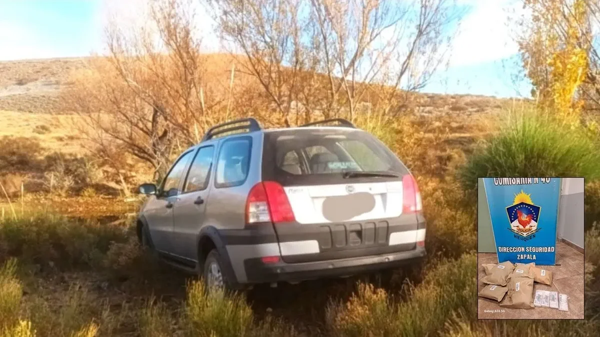 Misterioso hallazgo: un auto y 15 millones de pesos encontrados en el arroyo Covunco