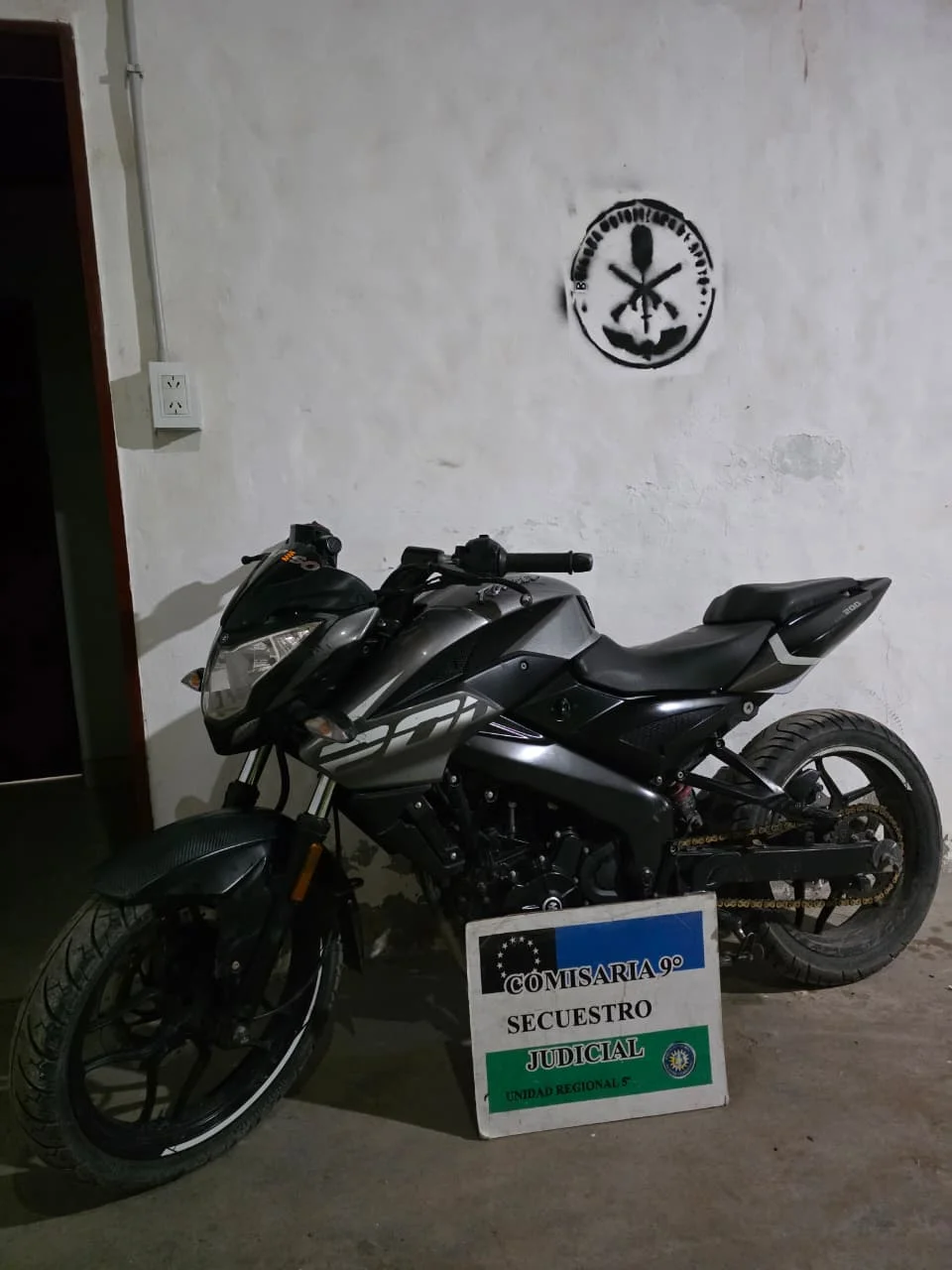 Moto recuperada en Catriel tras pedido de secuestro policial